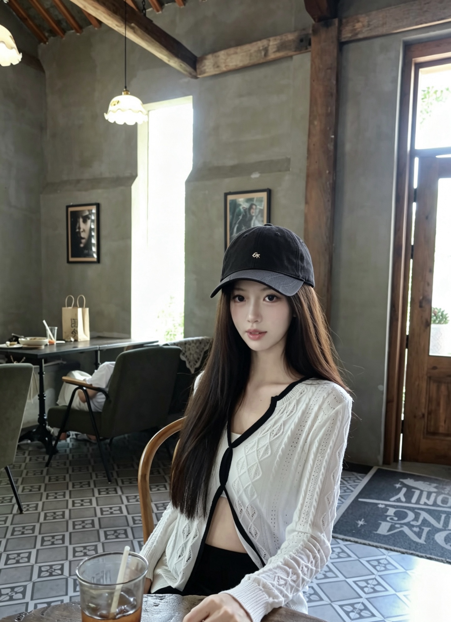 ジーアール ロゴ ベースボールキャップ チャコール 画像 7
