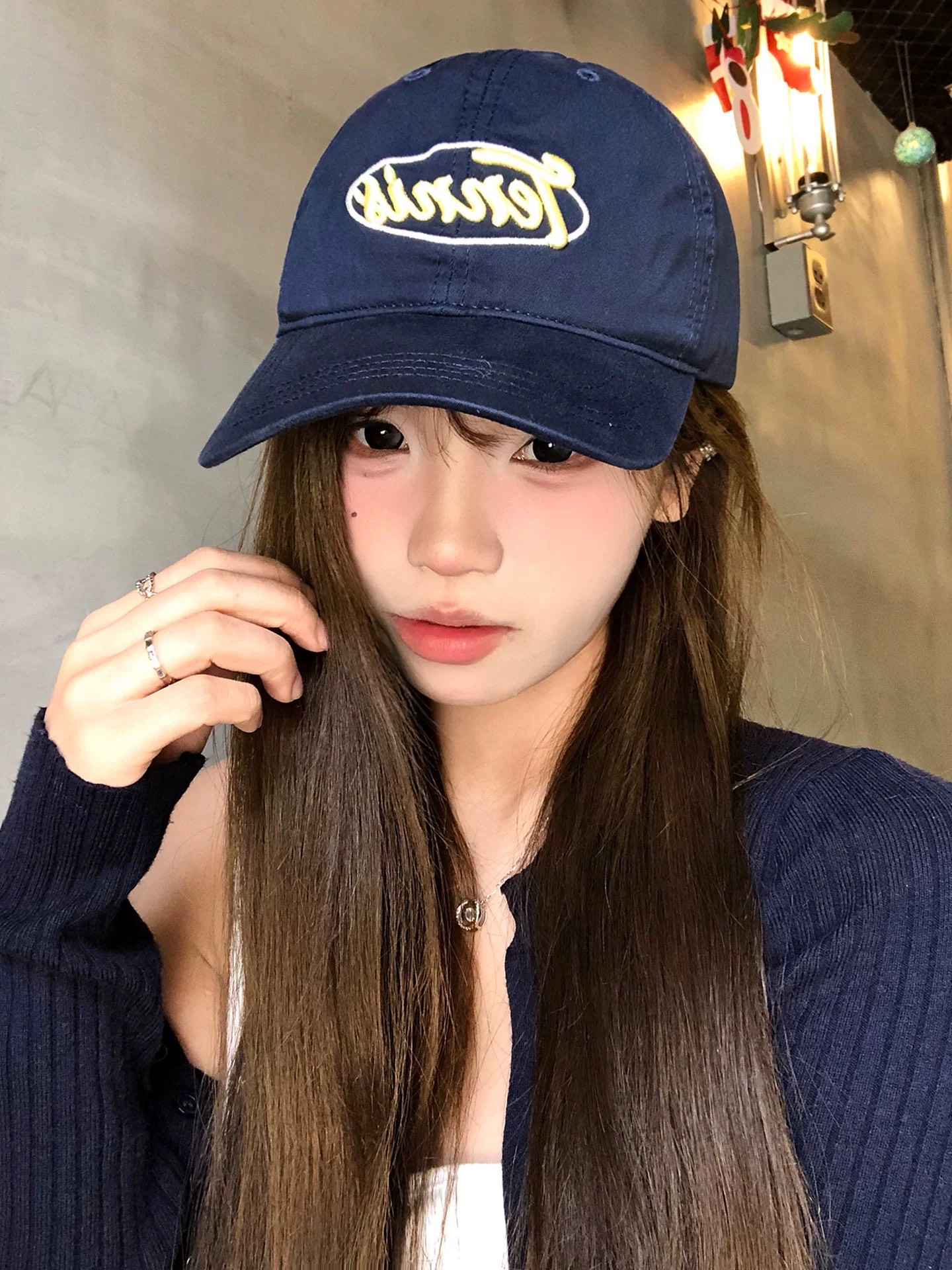 テニス ロゴ ハット ブラック 画像 5