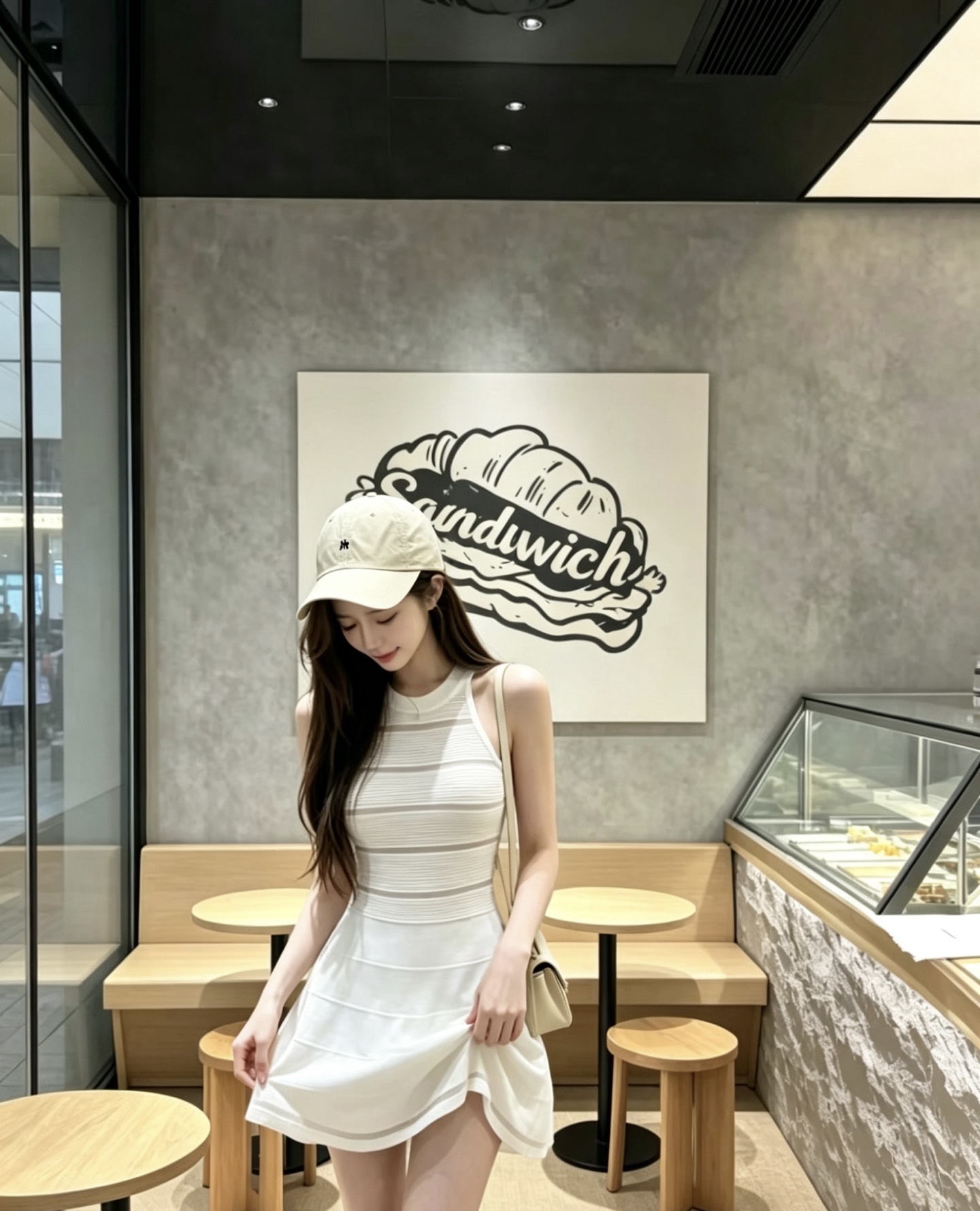 速乾 ドライ ロゴ ベースボールキャップ ブラック 画像 7