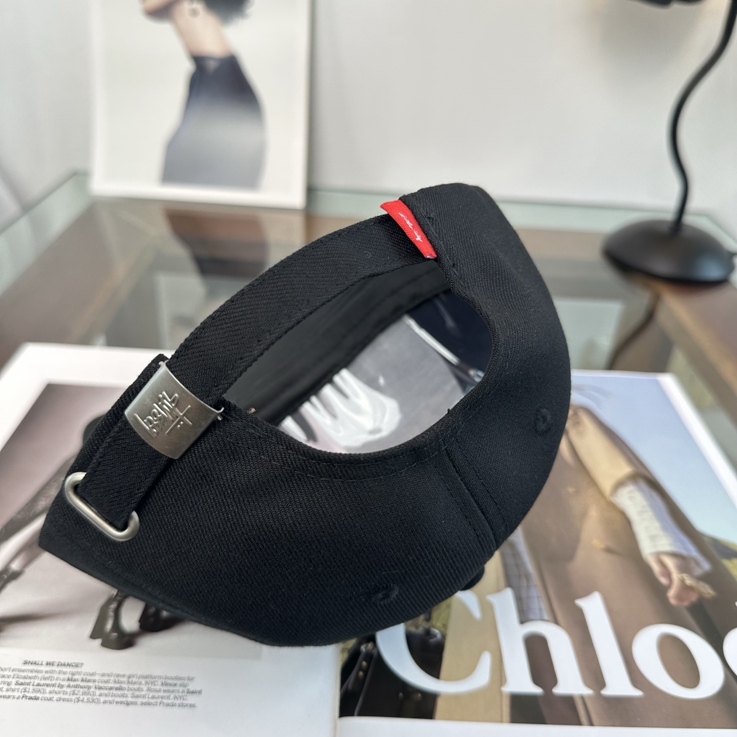 ステューシー スクリプト ロゴ ベースボールキャップ グリーン 画像 8