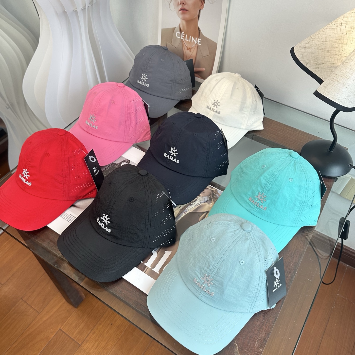 カイラス ロゴ ベースボールキャップ ブルー 画像 9