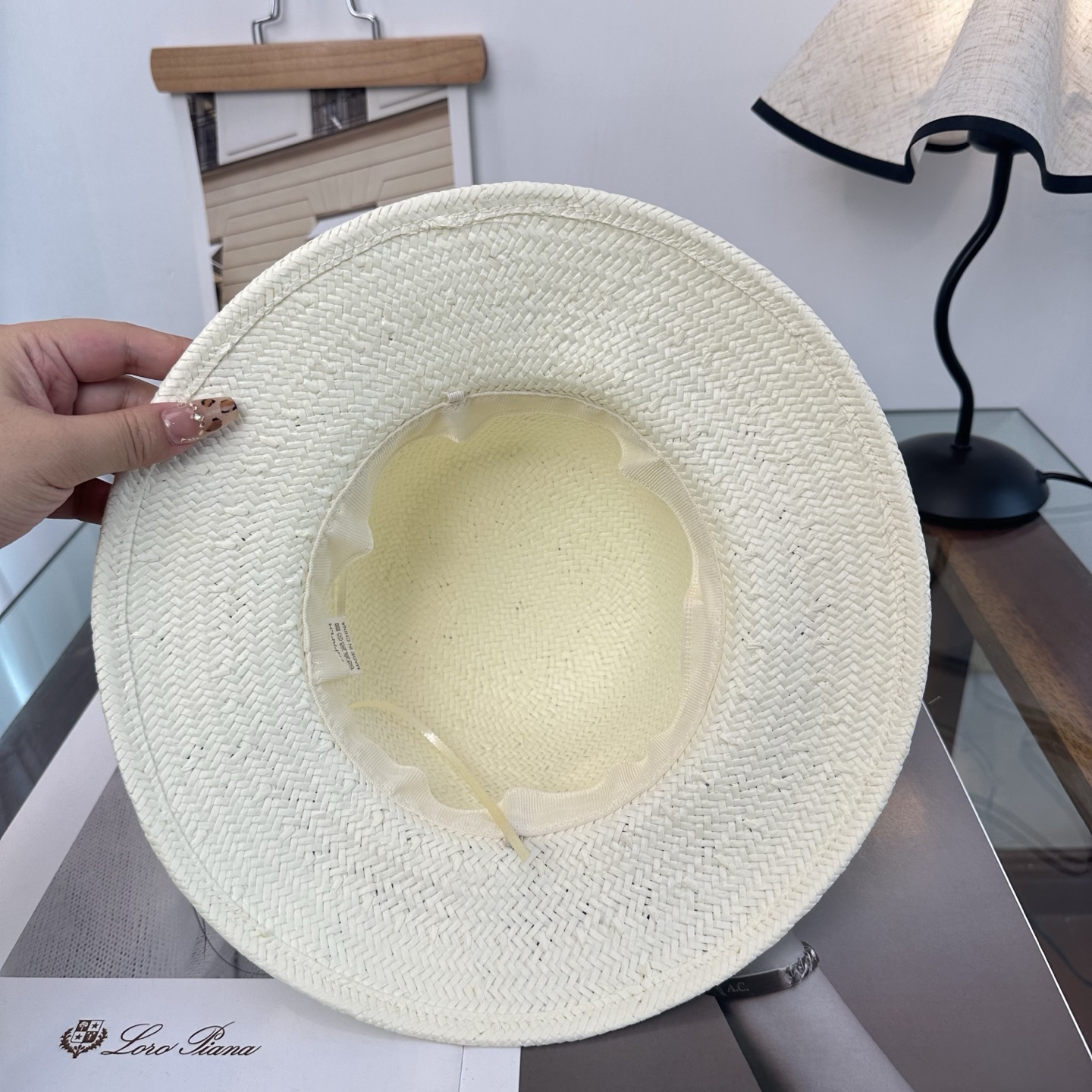 エルメス レザー ベルト ストロー ストローハット ライトグレー ホワイト トーン C0C0C0 アクセント トーン C0C0A8 画像 8
