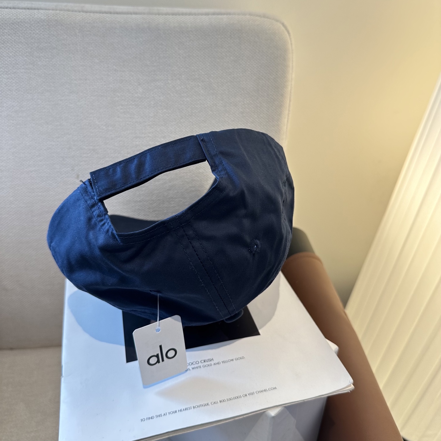 アロ アロ ロゴ ベースボールキャップ ライトグレー ブルー トーン A8A8A8 画像 8
