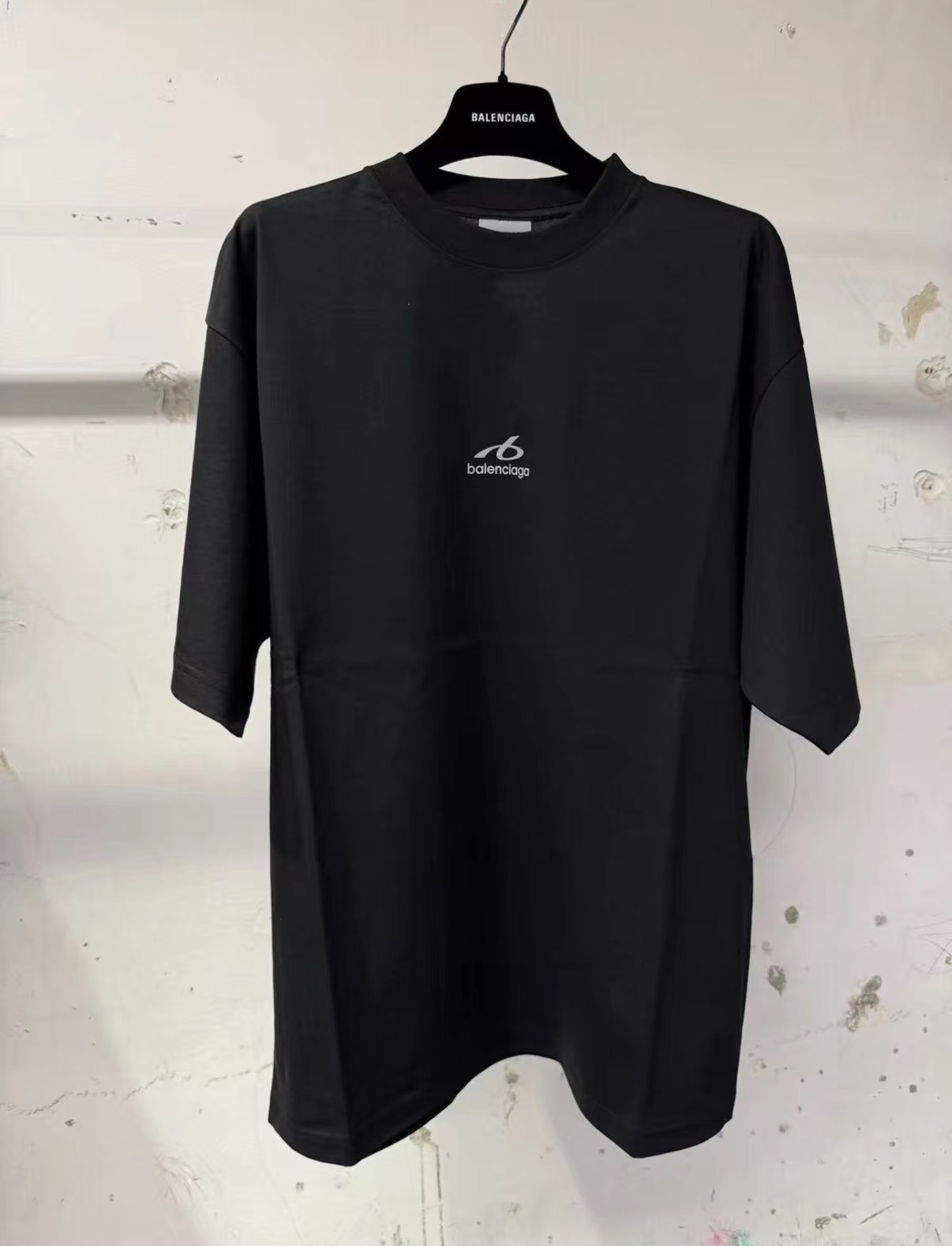 バレンシアガ 3Bスポーツアイコン オーバーサイズTシャツ ウォッシュブラック 0400026629978 画像 6