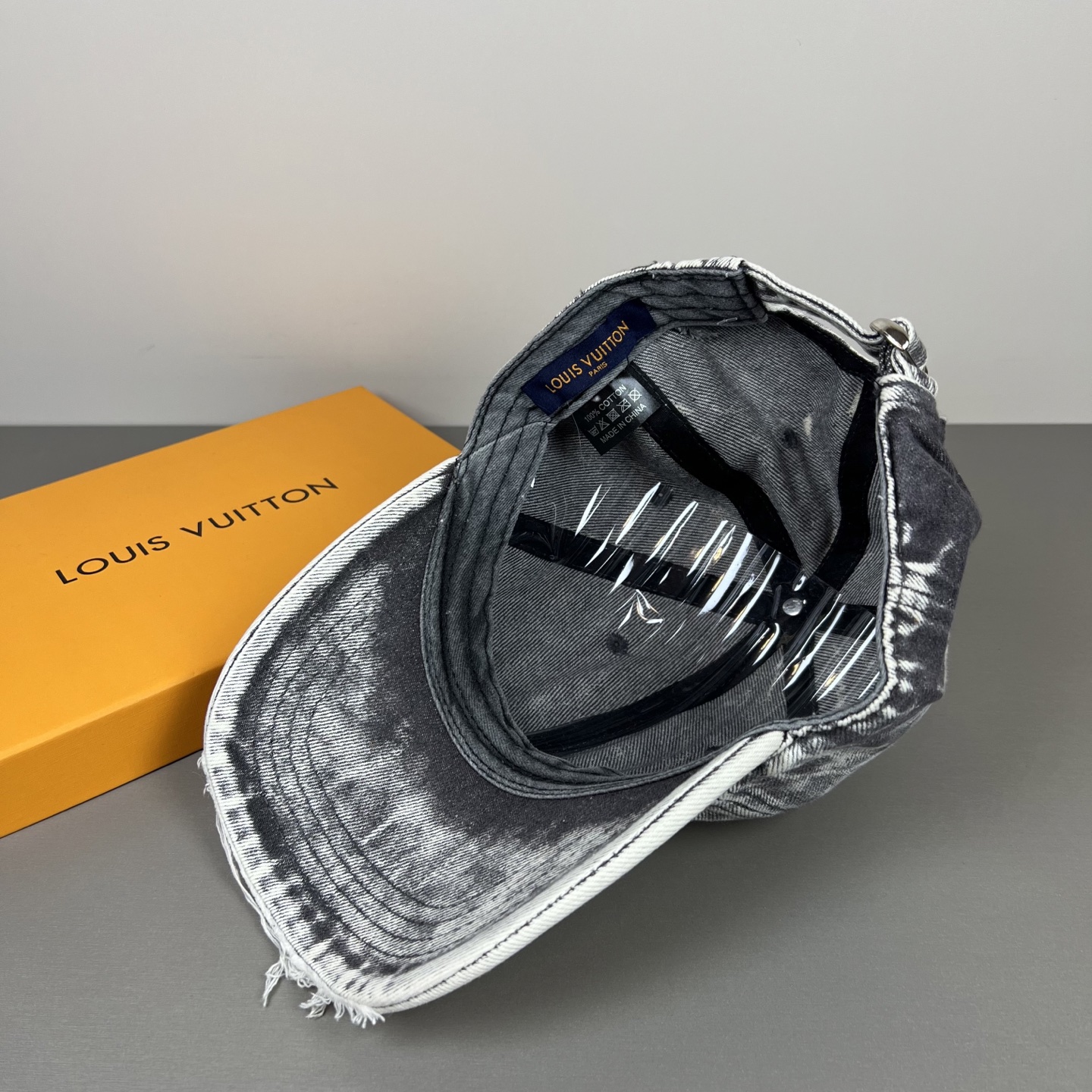 ルイ・ヴィトン LVデニム ウォッシュドキャップ フェードグレー M5254L 画像 6