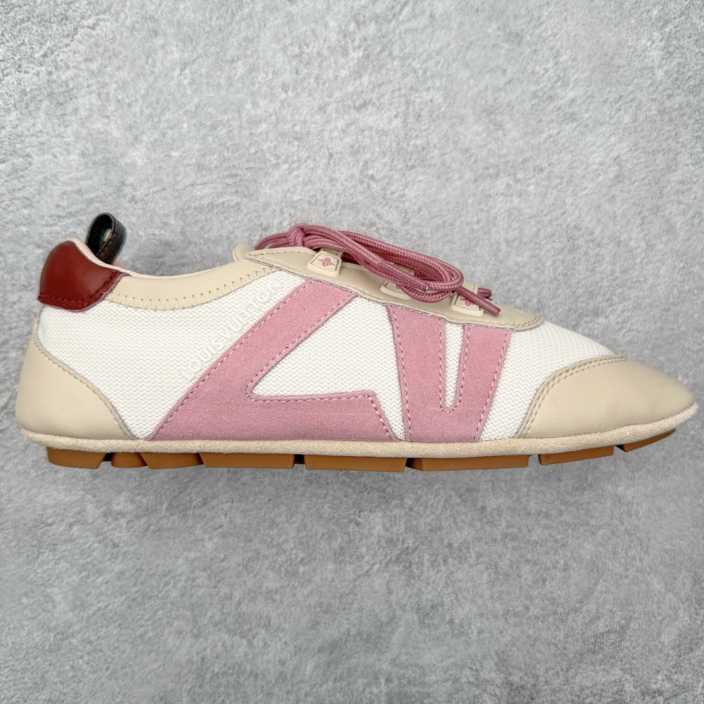 ルイ・ヴィトン LV Sneakerina ロートップシューズ イエロー ホワイト 詳細画像 3