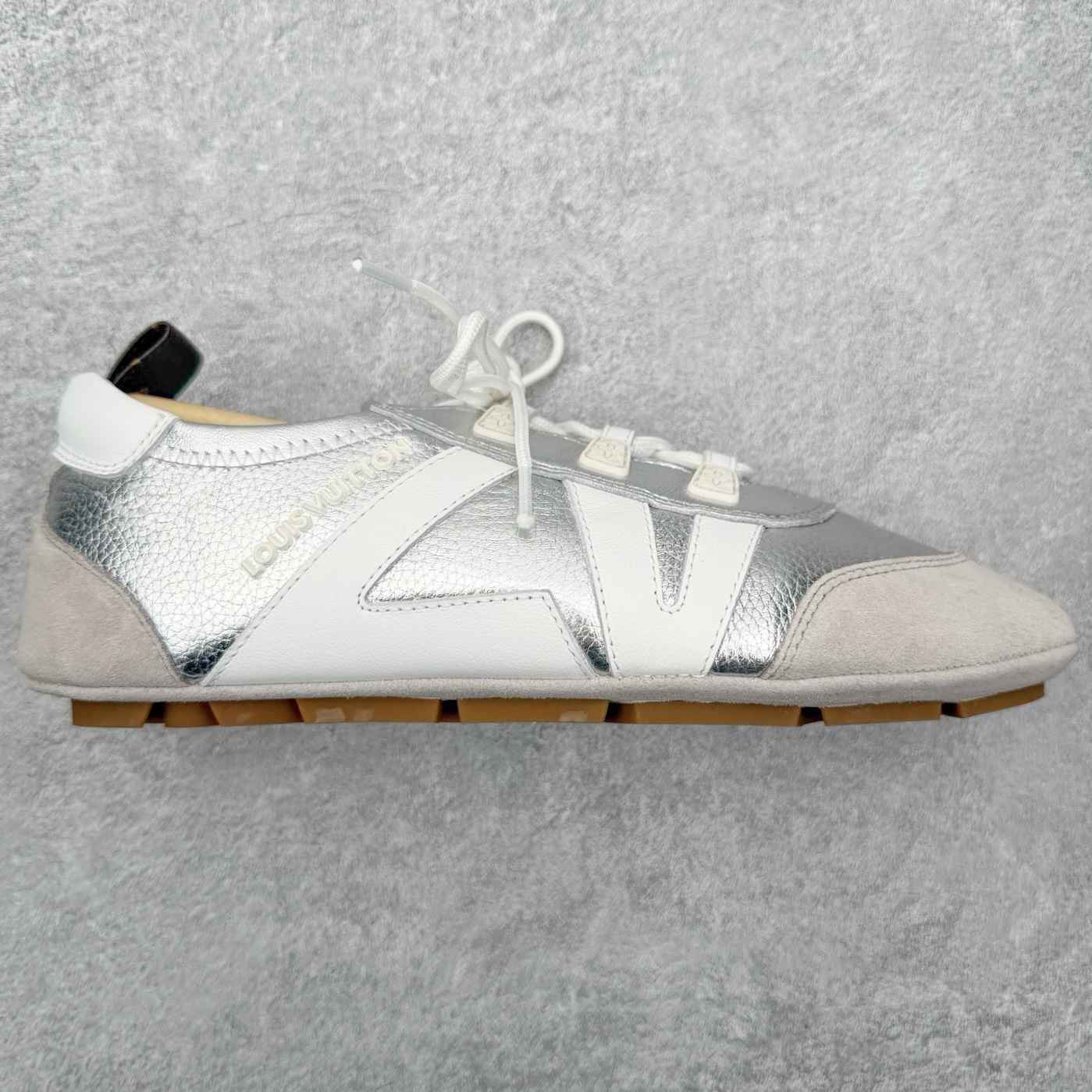 ルイ・ヴィトン LV Sneakerina ロートップシューズ イエロー ホワイト 画像 4