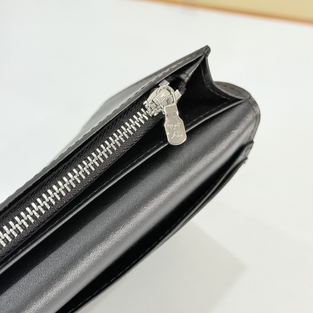ルイ・ヴィトン Aerogram Brazza ウォレット ブラック M69980 画像 8