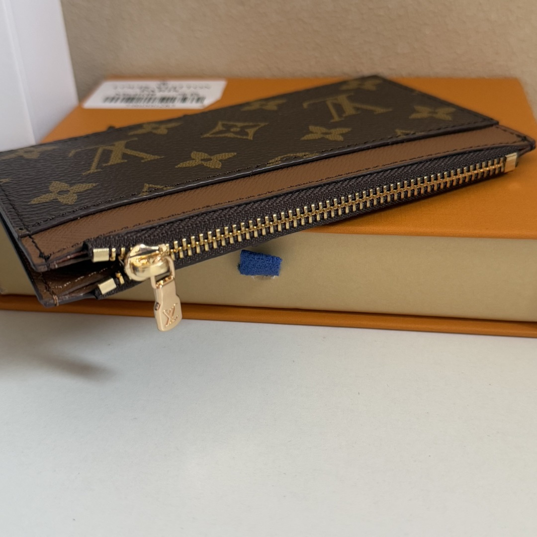 ルイ・ヴィトン Coin Card Holder モノグラム マカサー ブラウン N64038 画像 5
