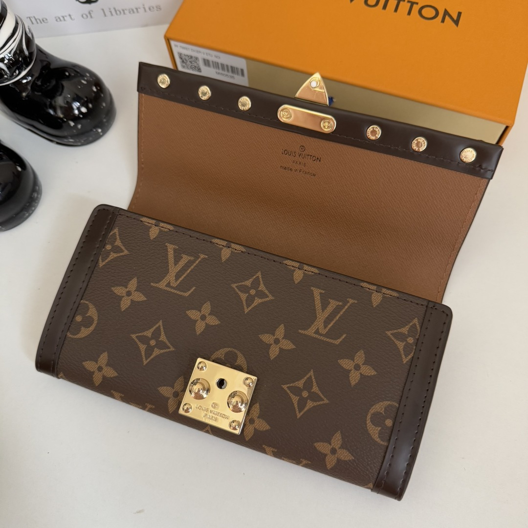 ルイ・ヴィトン Venice ウォレット ダミエ エベヌ Sロック スタッズ M60535 画像 4