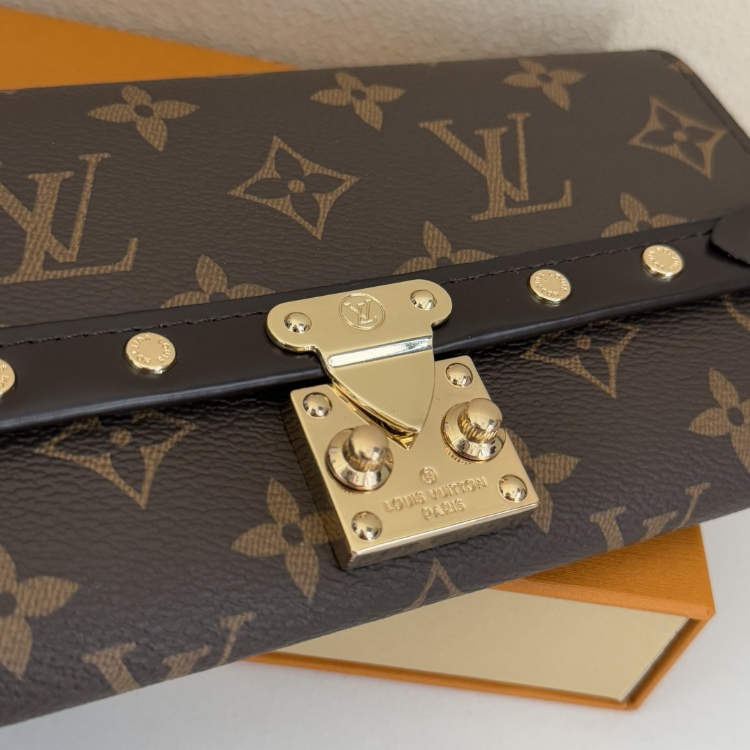ルイ・ヴィトン Venice ウォレット ダミエ エベヌ Sロック スタッズ M60535 画像 8