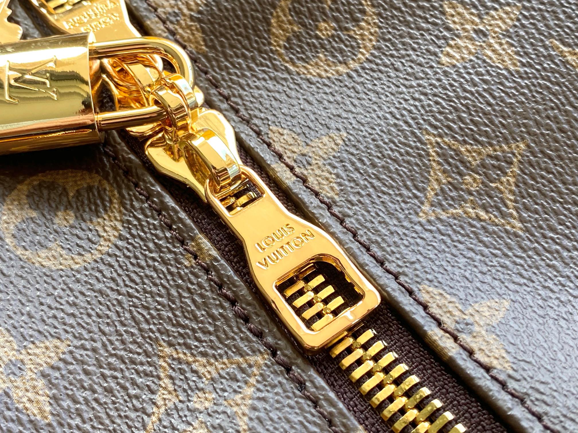 ルイ・ヴィトン Keepall Bandouliere 50 モノグラム イエロートリム M41416 画像 7