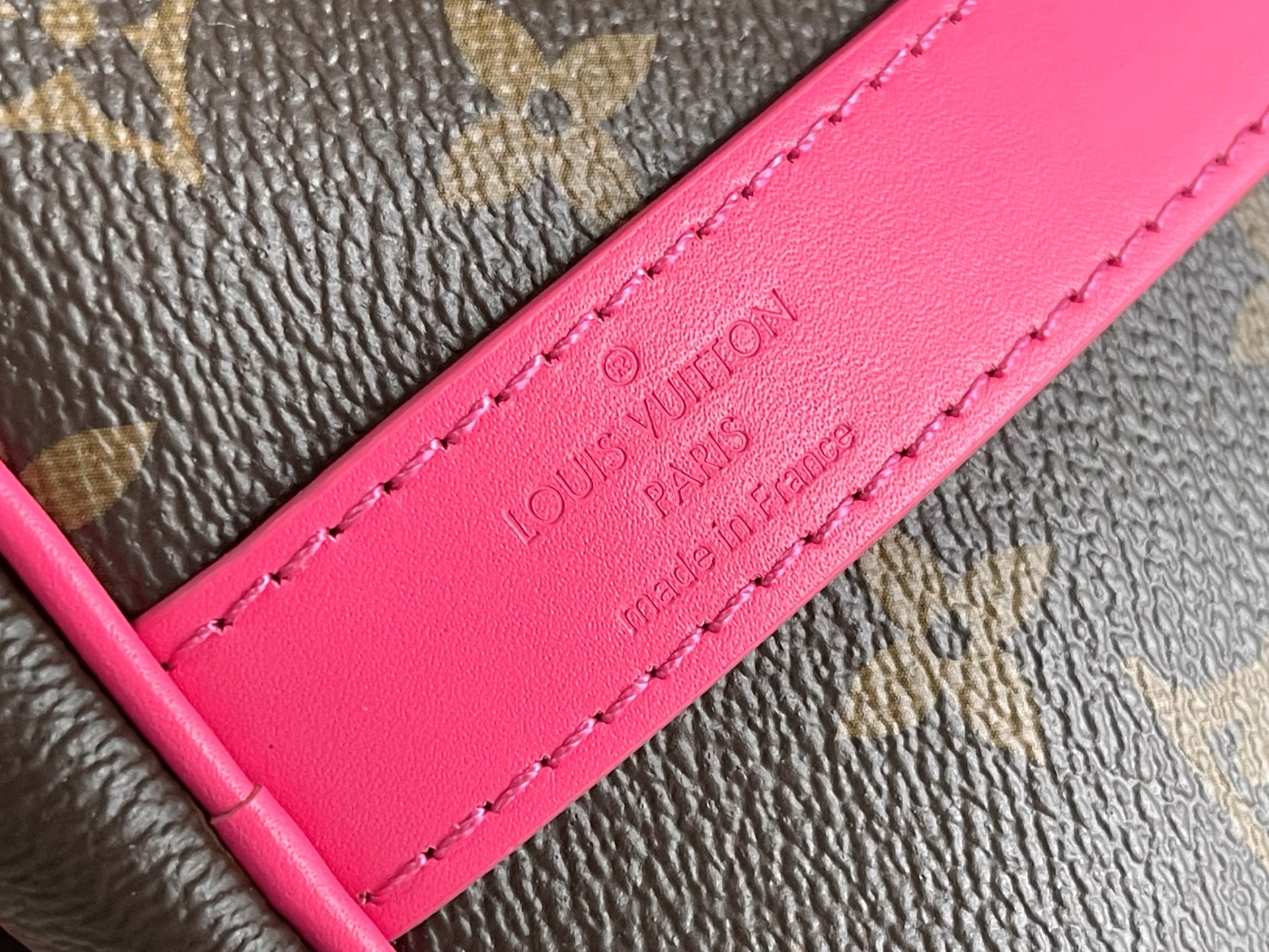 ルイ・ヴィトン Keepall Bandouliere 45 コロルマニア ピンク M13807 画像 8