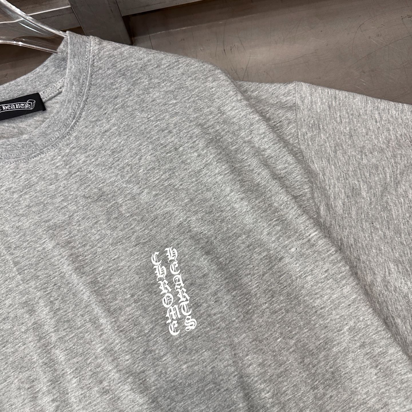 クロムハーツ マルチプリント ウォッシュドTシャツ グレー 画像 7