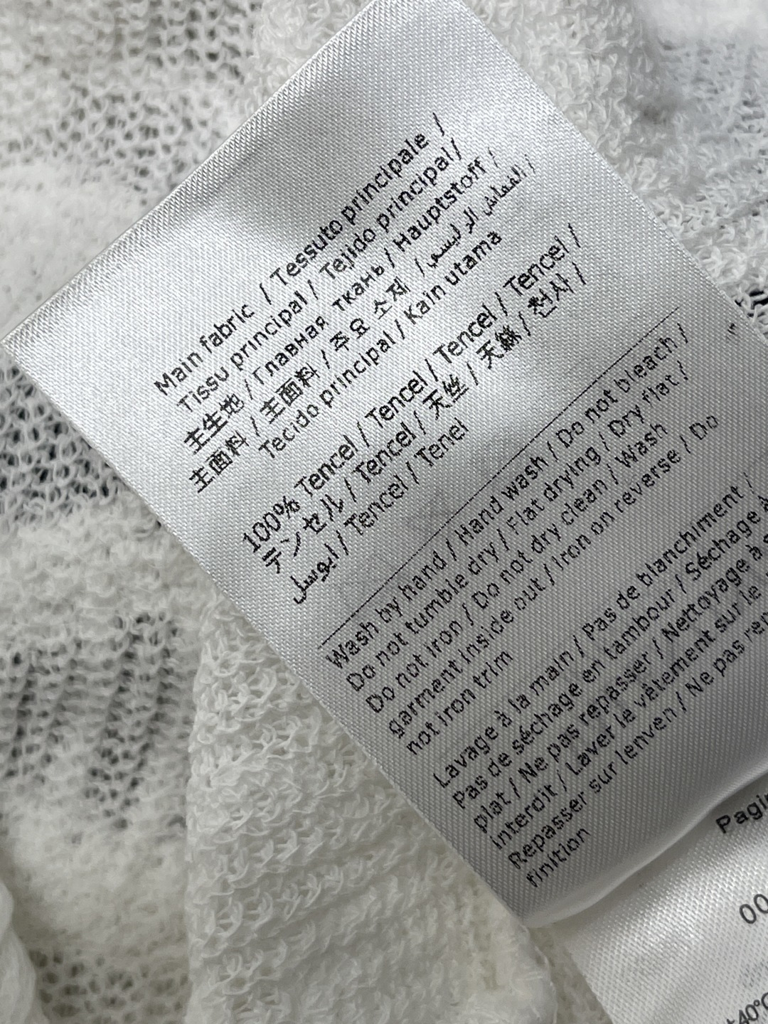 ヴァレンティノ フローラル刺繍 ノースリーブニットトップ ホワイト 画像 8