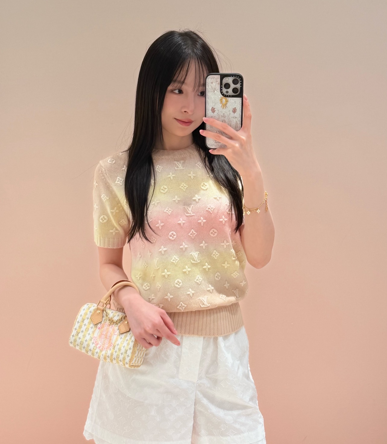 ルイヴィトン ブロデリーアングレーズ ショートパンツ ホワイト 画像 8