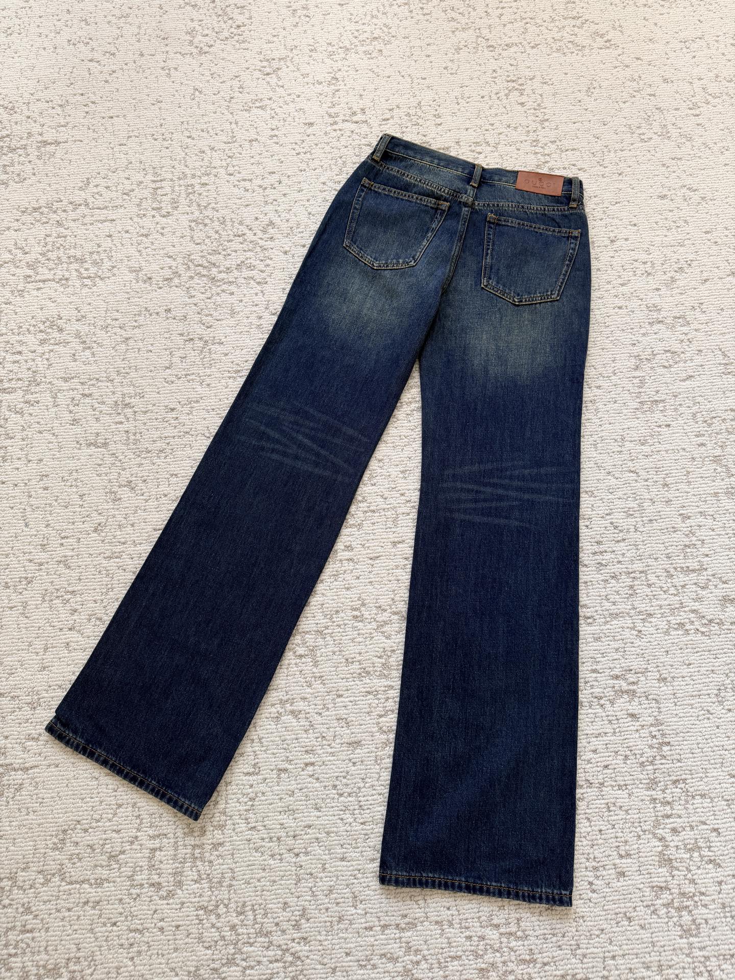 グッチ ホースビット付き ストレッチコットンデニム ブルー 872605 XDDHB 4011 画像 5