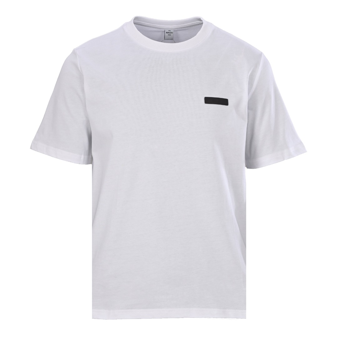 ベルルッティ レザーディテール Tシャツ ホワイト 305843 詳細画像 1