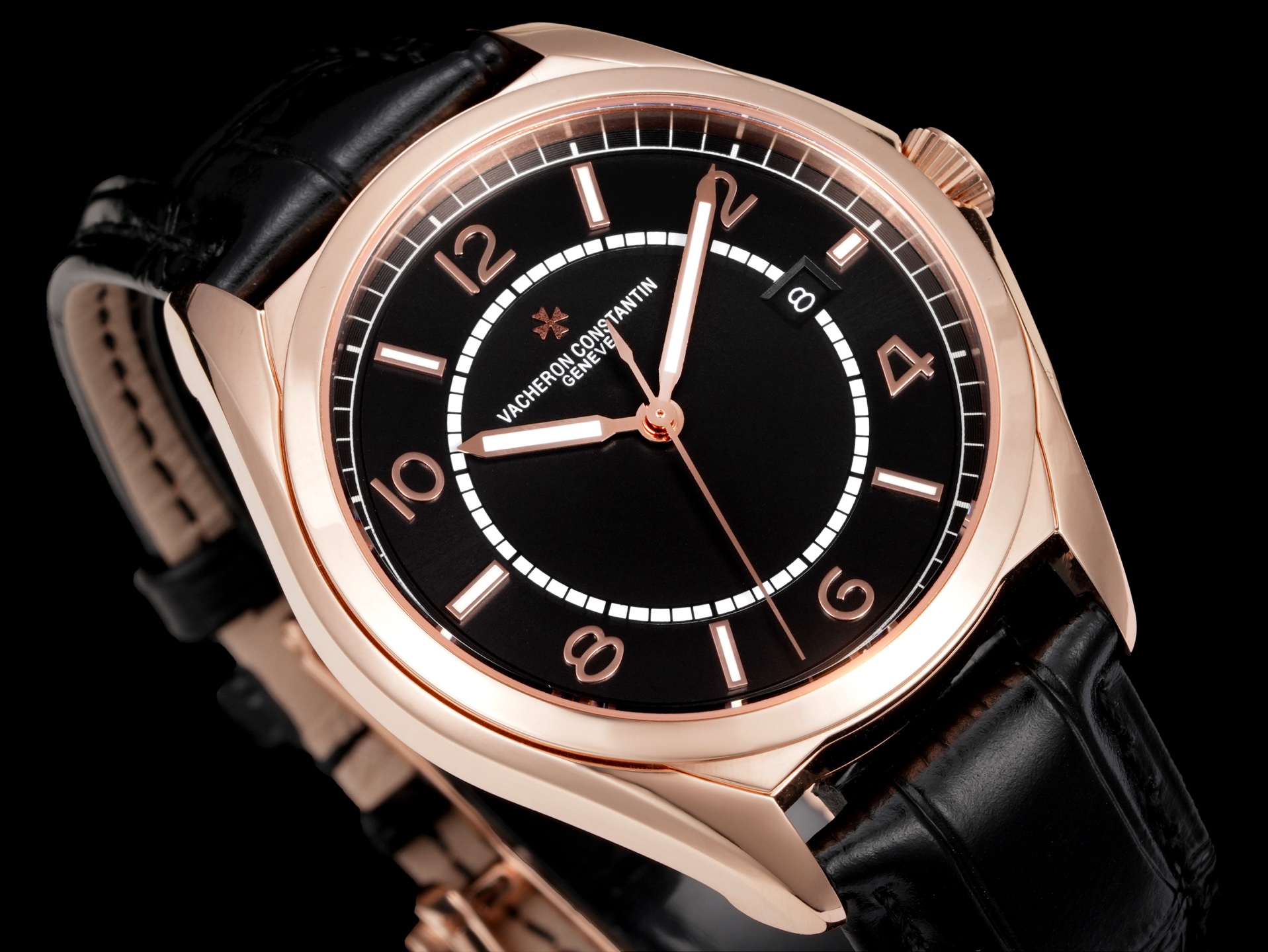 ヴァシュロン・コンスタンタン Fiftysix Self-Winding ブラックダイヤル ローズゴールド 4600E/000R-H101 詳細画像 3