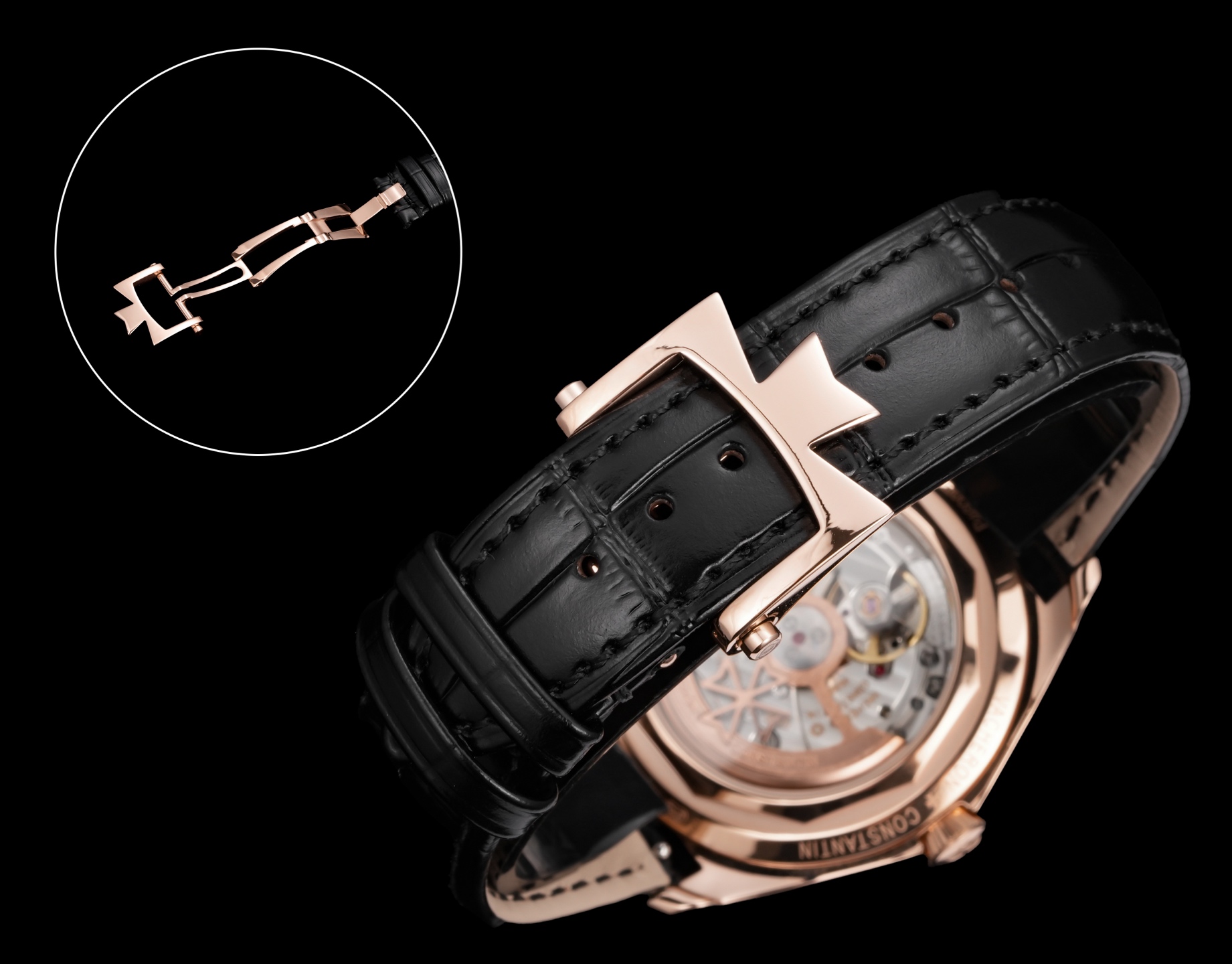 ヴァシュロン・コンスタンタン Fiftysix Self-Winding ブラックダイヤル ローズゴールド 4600E/000R-H101 画像 6