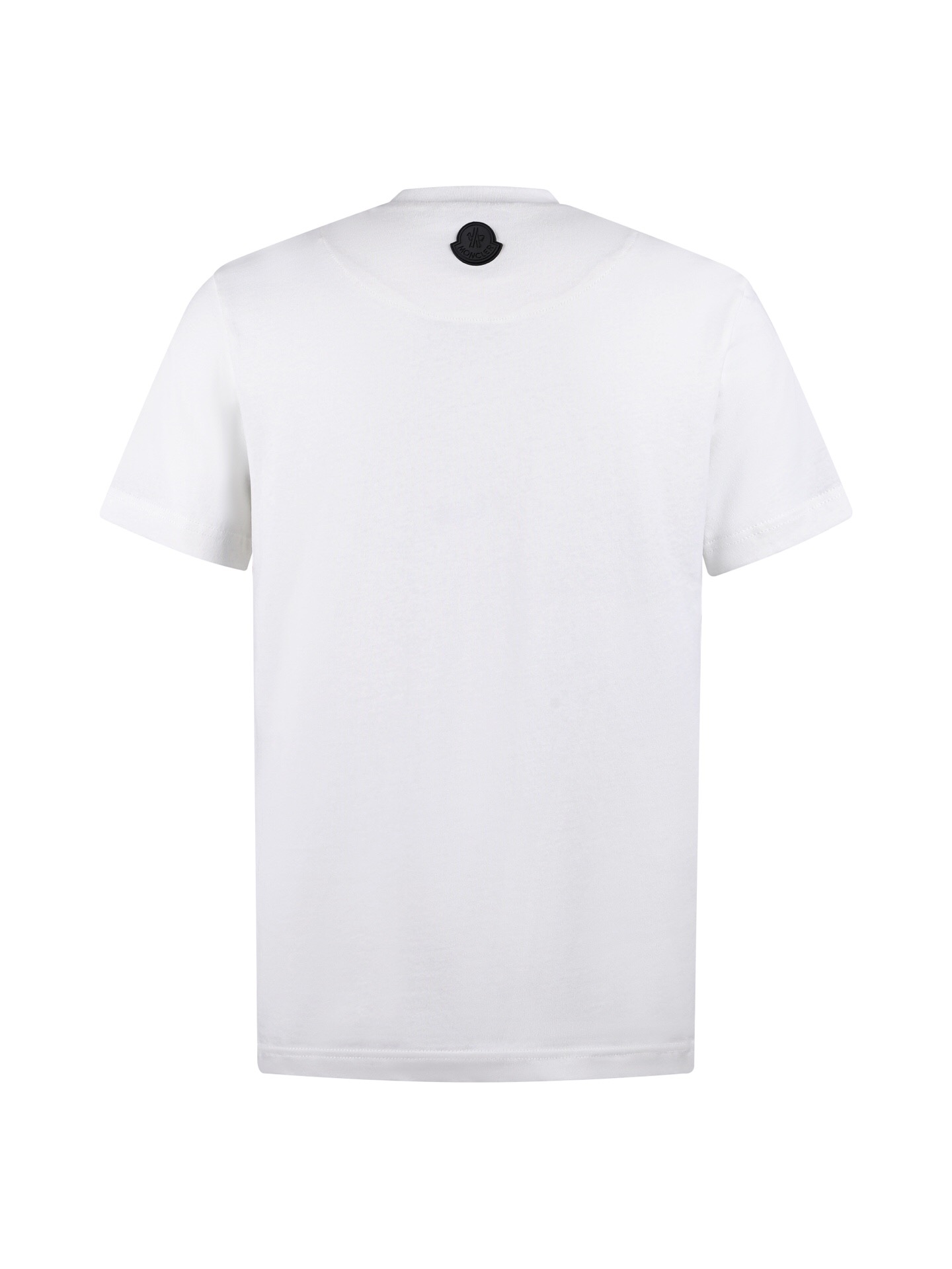 モンクレール 3Dバッジプリント Tシャツ ホワイト 詳細画像 2