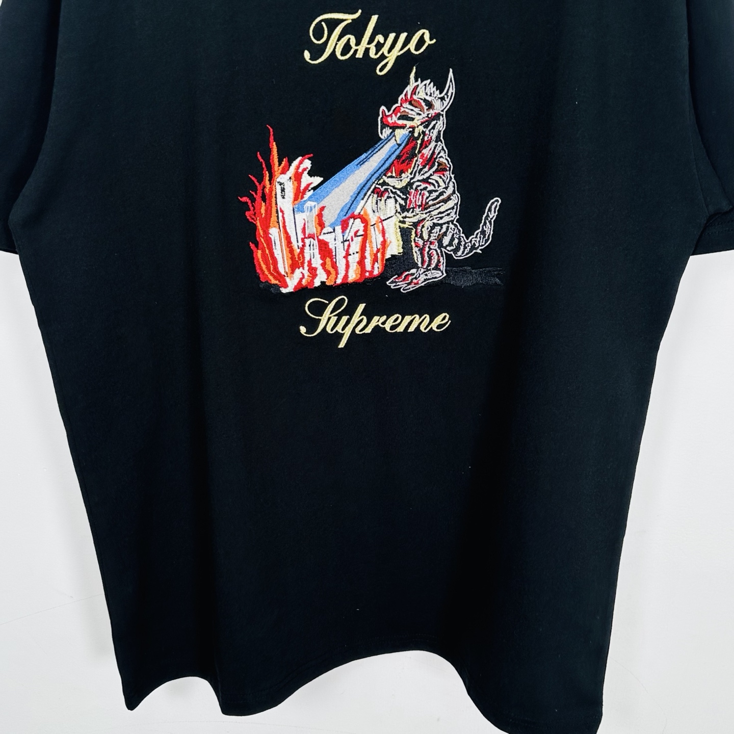 シュプリーム Monster S/S Top 東京刺繍 ブラック 画像 4