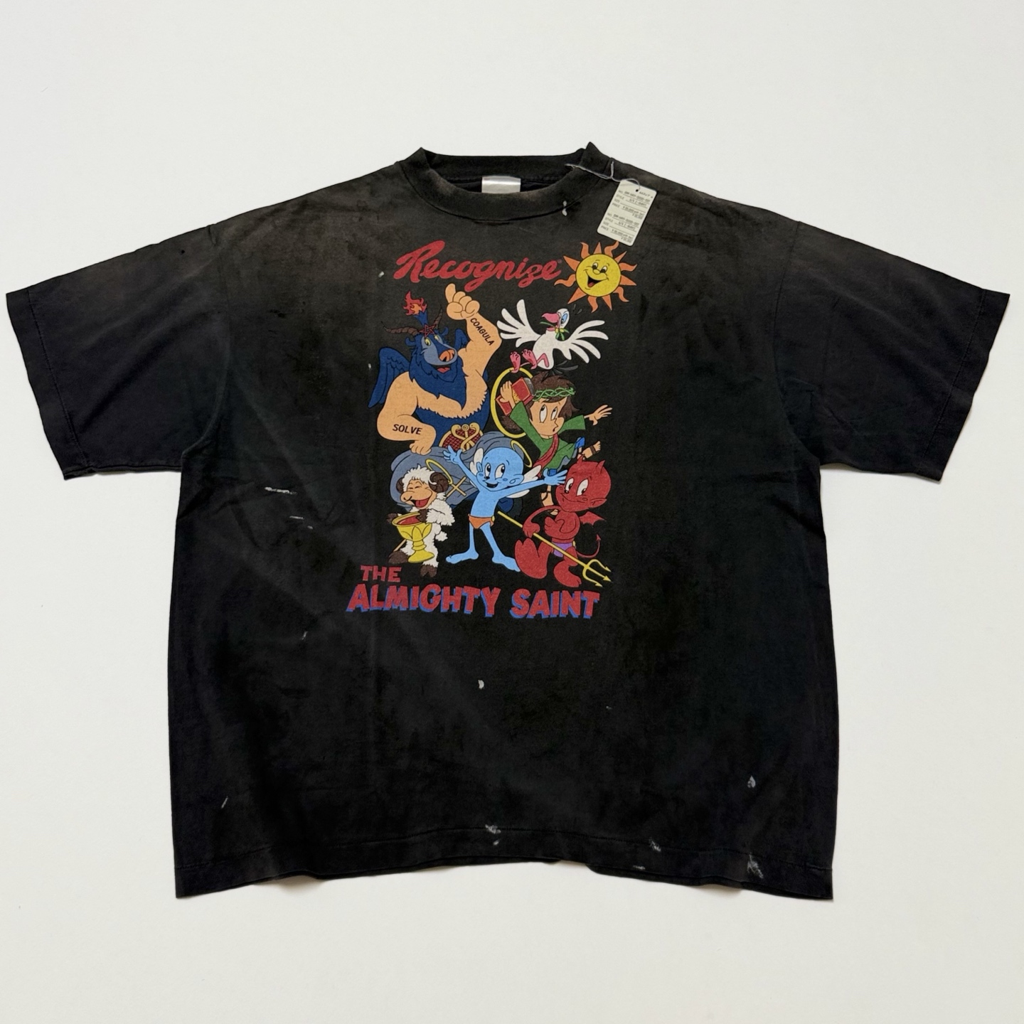 セントマイケル SS Tシャツ Almighty Saint ブラック 詳細画像 1