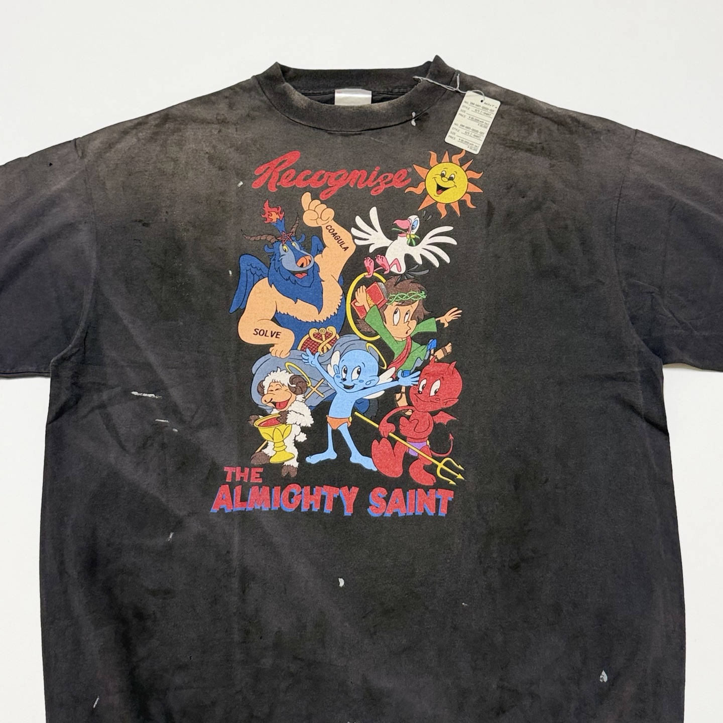 セントマイケル SS Tシャツ Almighty Saint ブラック 詳細画像 2