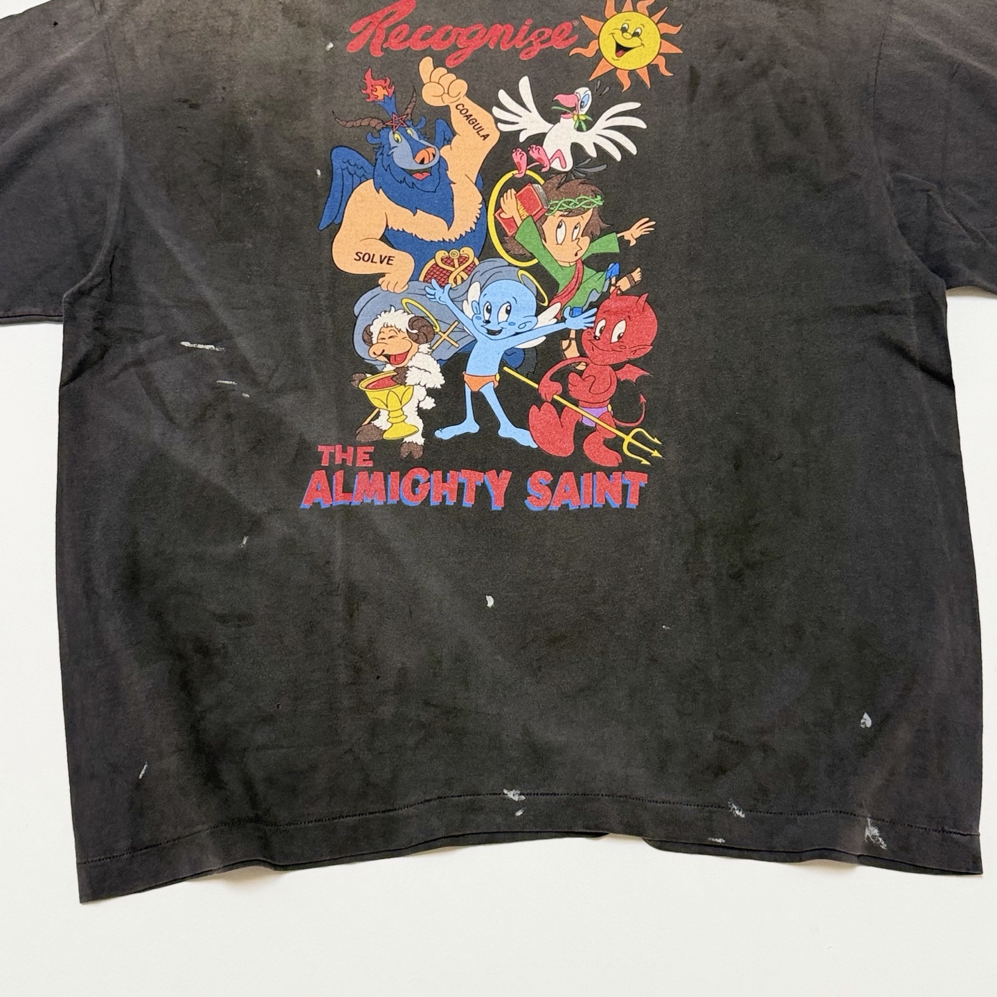 セントマイケル SS Tシャツ Almighty Saint ブラック 詳細画像 3