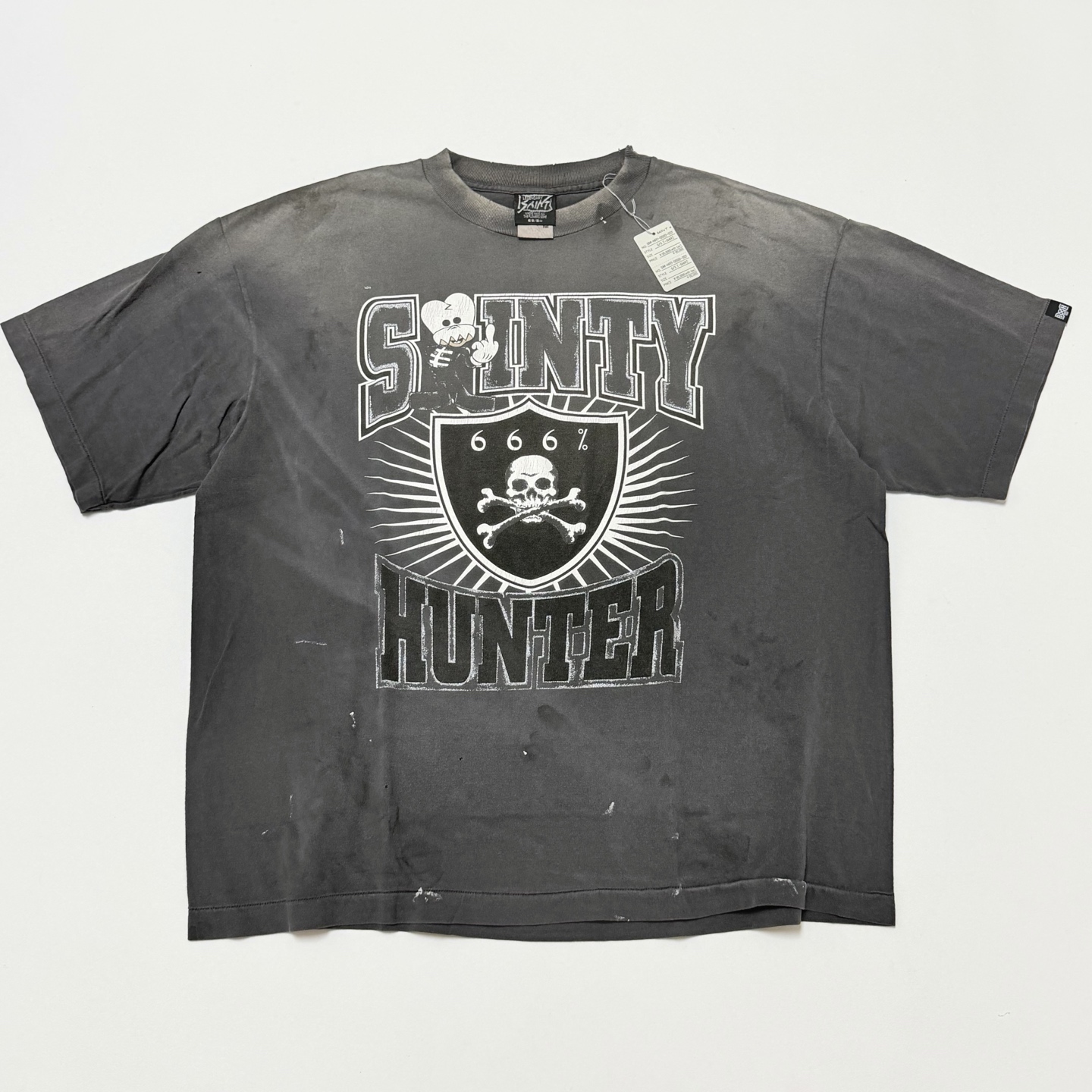 セントマイケル x バウンティーハンター BH_SS Tシャツ Sainty Hunter ブラック 詳細画像 1
