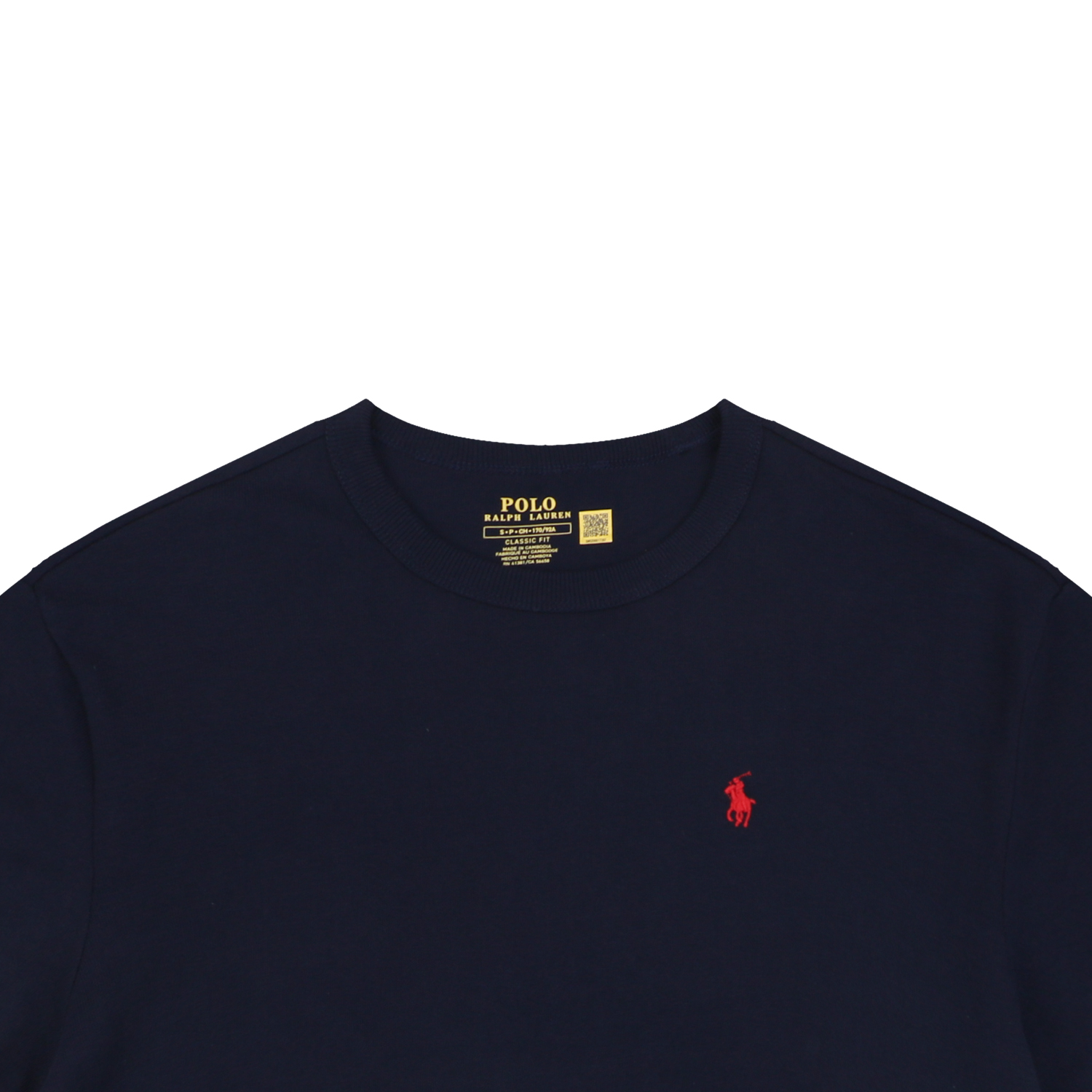 ポロ ラルフローレン ジャージー クルーネックTシャツ ネイビー 440903-T 詳細画像 3
