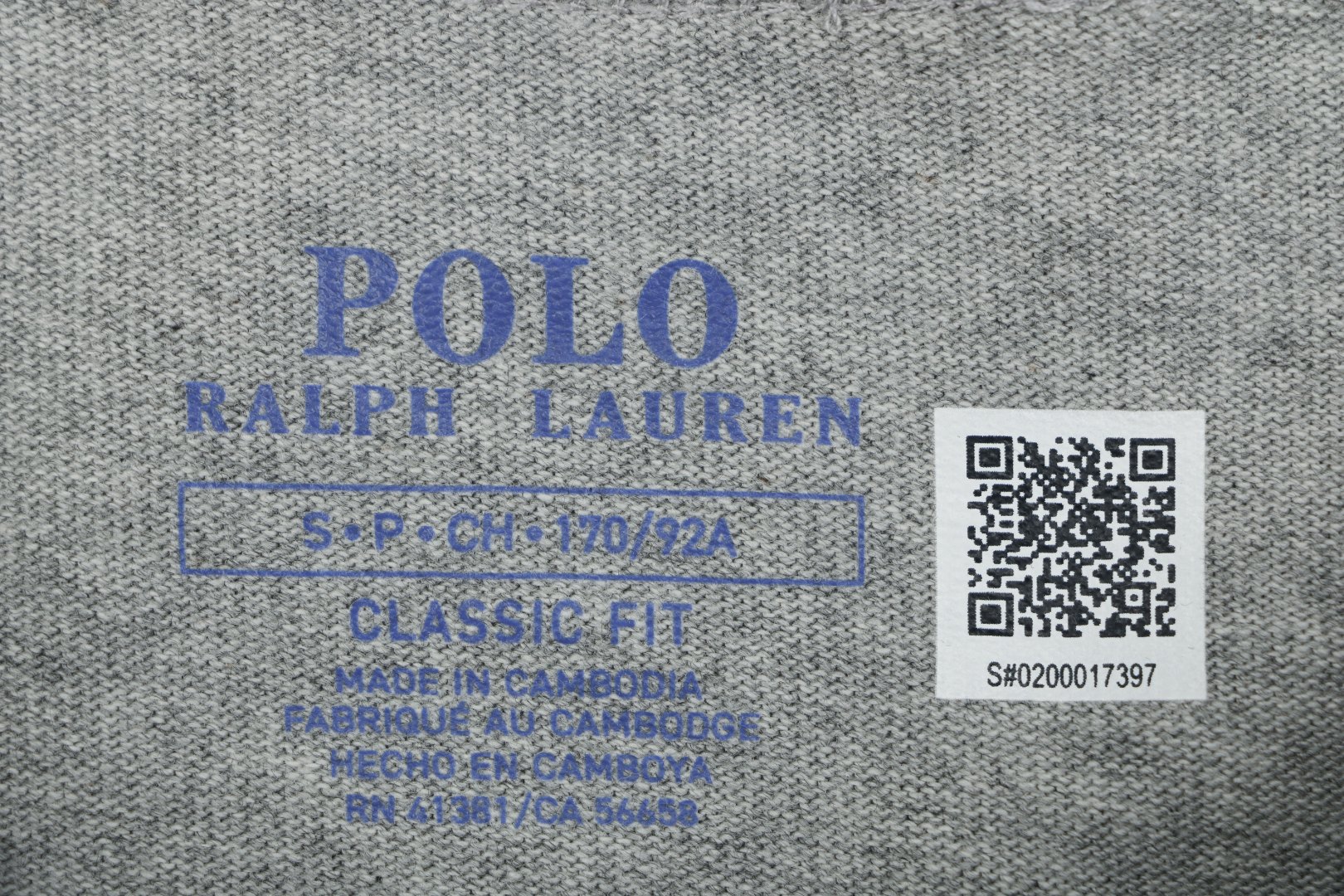 ポロ ラルフローレン ジャージー クルーネックTシャツ グレー 440903-T 画像 7