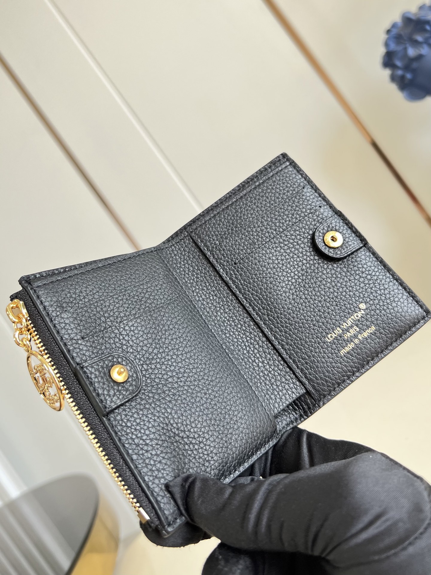 ルイヴィトン Lisa ウォレット レインボー モノグラムアンプラント ブラック M27487 画像 5