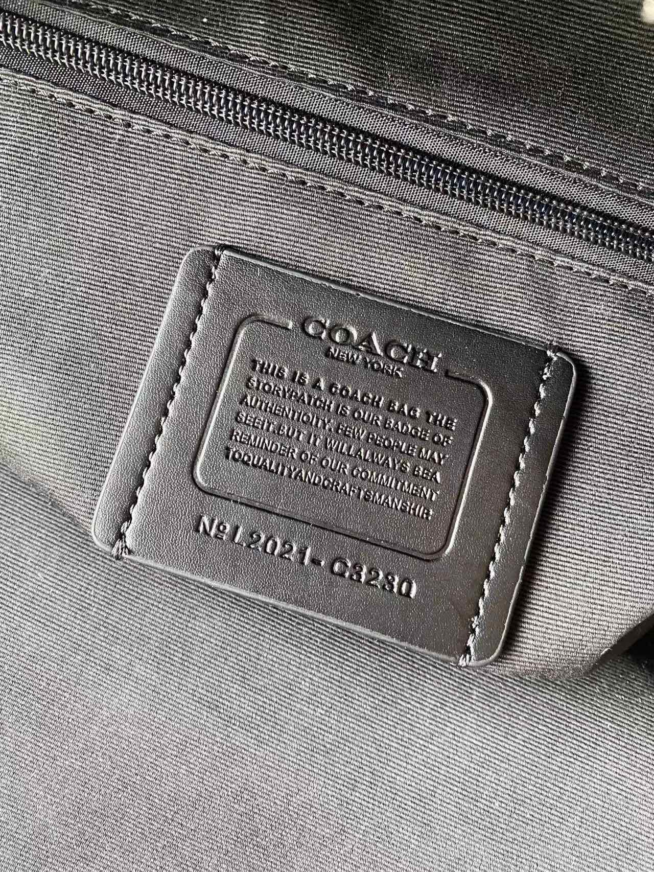 コーチ Graham バックパック シグネチャーキャンバス バーシティストライプ C2935 画像 9