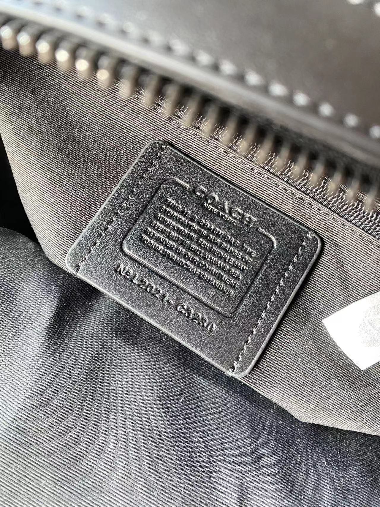 コーチ Graham バックパック シグネチャーキャンバス ブルーストライプ C3230 画像 8