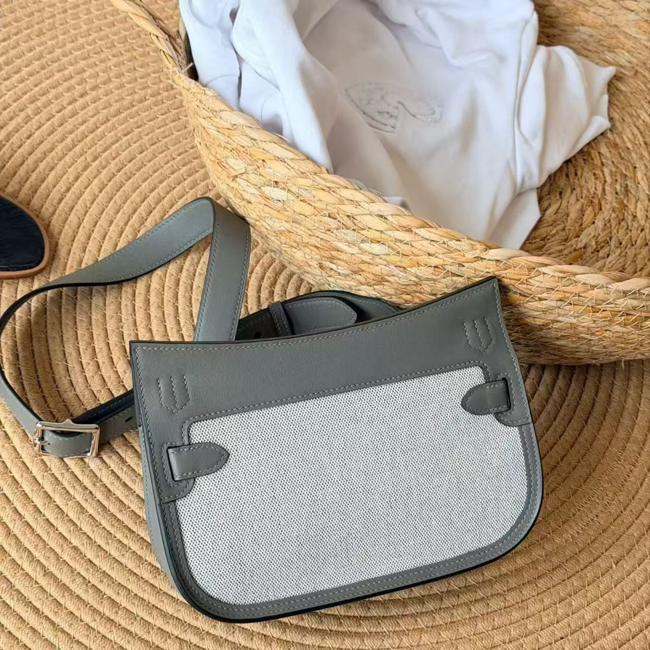 エルメス Jypsiere Mini 23 Hキャンバス スイフト エトゥープ 画像 4