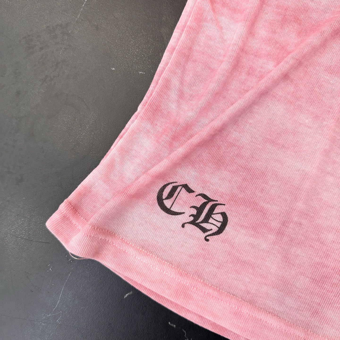 クロムハーツ ホースシュー タイダイ 半袖Tシャツ ピンク 画像 7