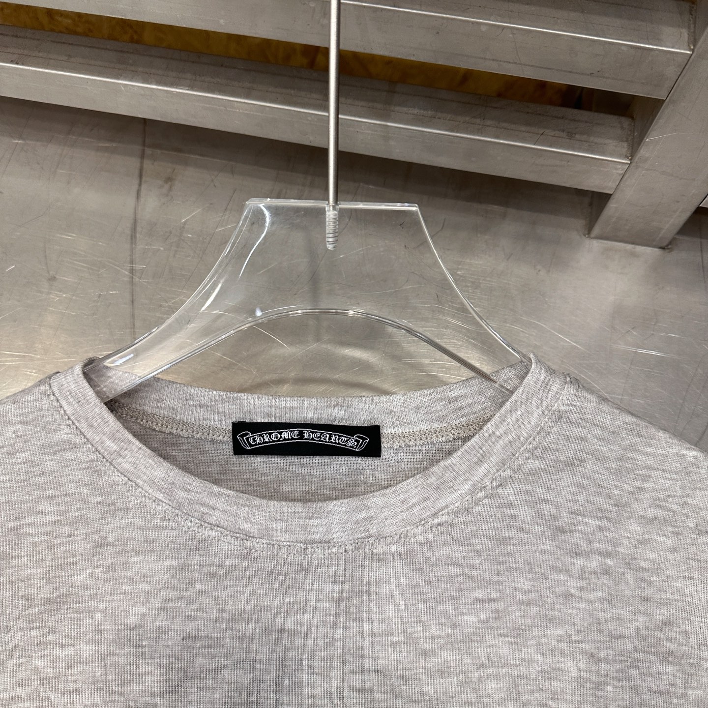 クロムハーツ ホースシュー タイダイ 半袖Tシャツ グレー 画像 5