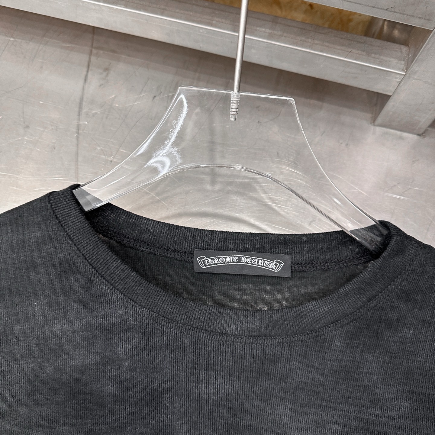 クロムハーツ ホースシュー タイダイ 半袖Tシャツ ブラック 画像 4