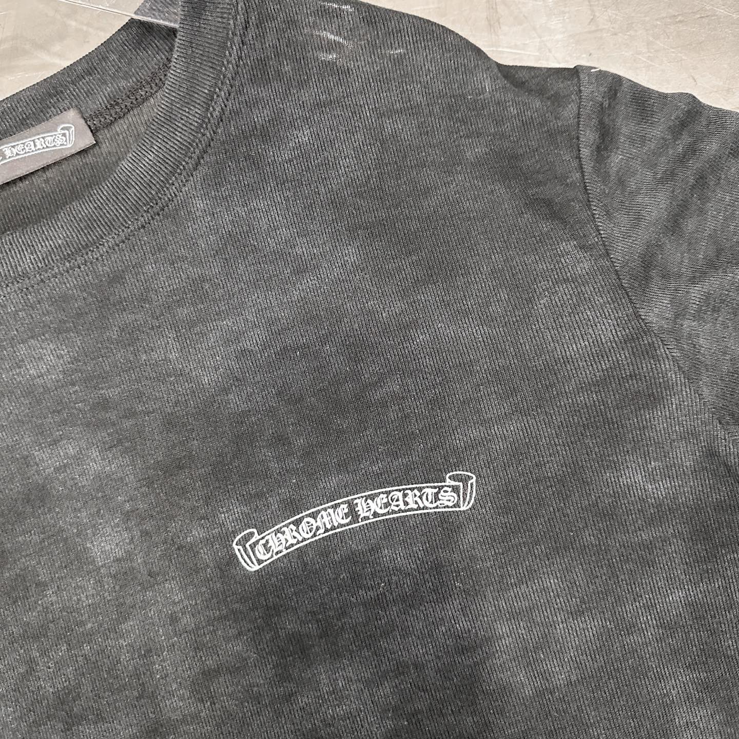 クロムハーツ ホースシュー タイダイ 半袖Tシャツ ブラック 画像 5