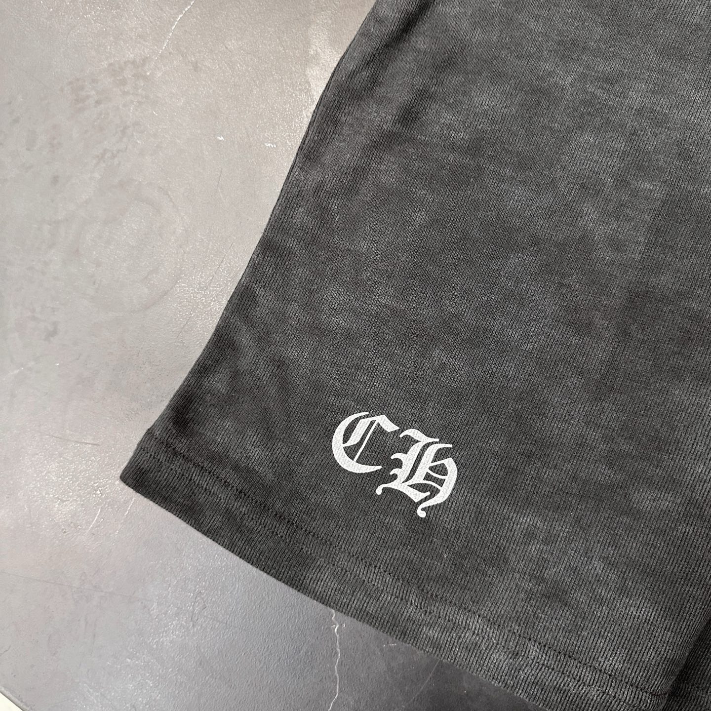 クロムハーツ ホースシュー タイダイ 半袖Tシャツ ブラック 画像 7