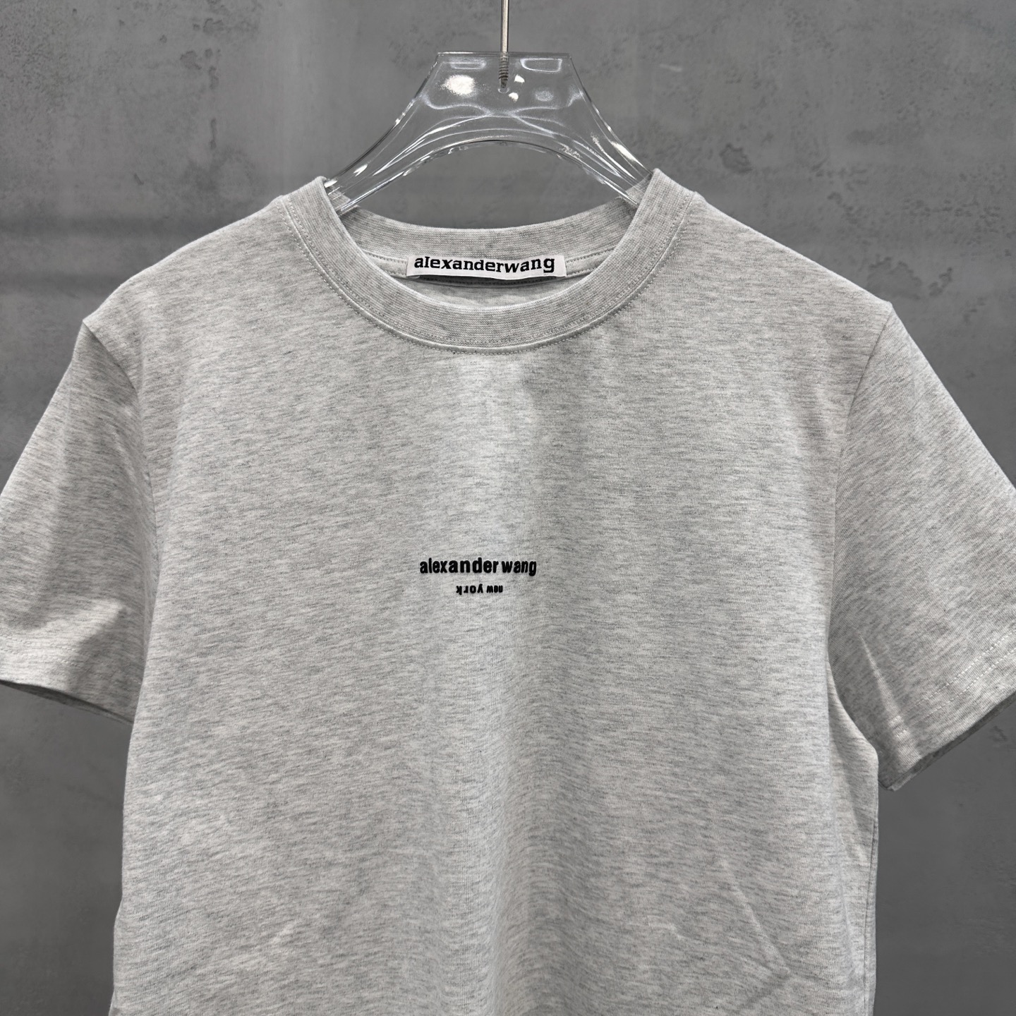 アレキサンダーワン パフロゴ 半袖Tシャツ グレー 4CC4241514208A 詳細画像 2