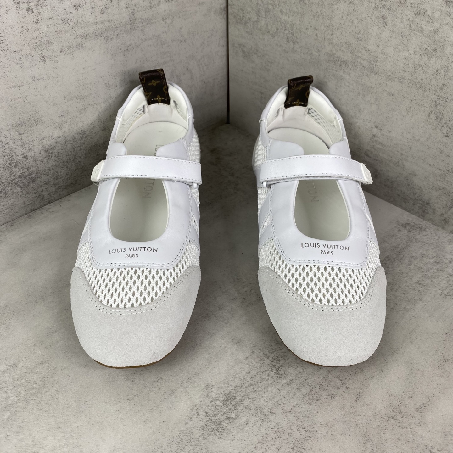 ルイヴィトン Sneakerina レザー ロースニーカー ホワイト 画像 4