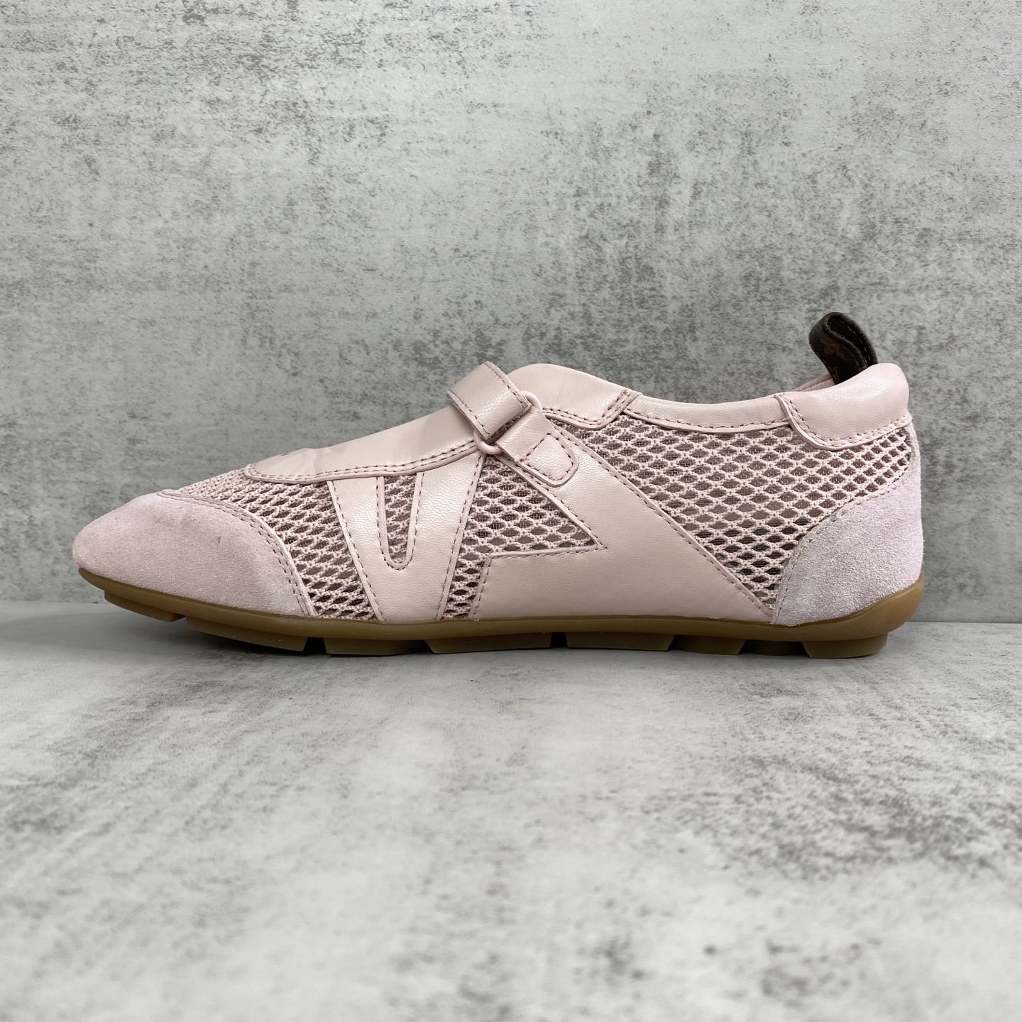 ルイヴィトン Sneakerina サテンメッシュ スニーカー ピンク 画像 7
