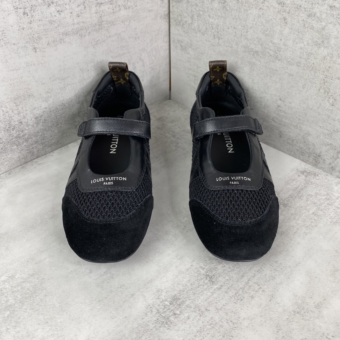 ルイヴィトン Sneakerina モノグラム レーススニーカー ブラック 画像 4