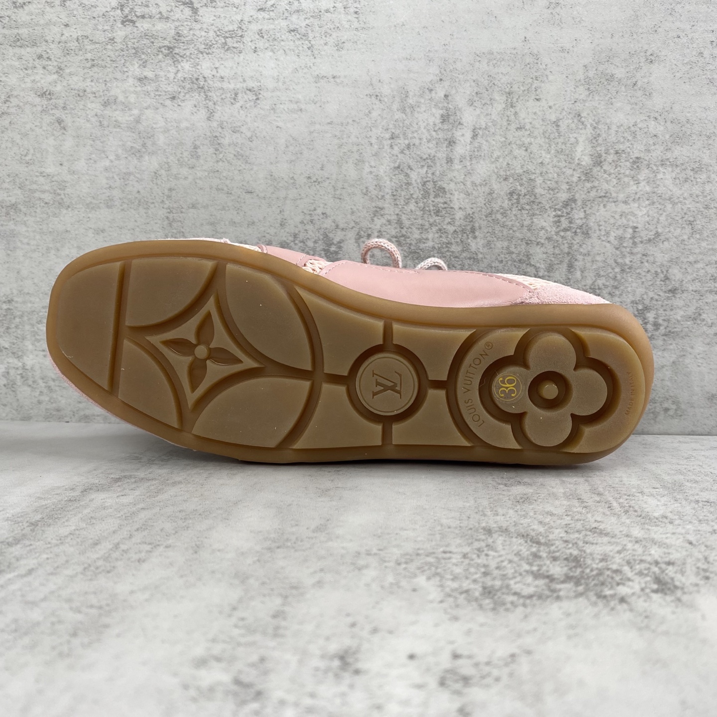 ルイヴィトン Sneakerina モノグラムメッシュ スニーカー ピンク 画像 5