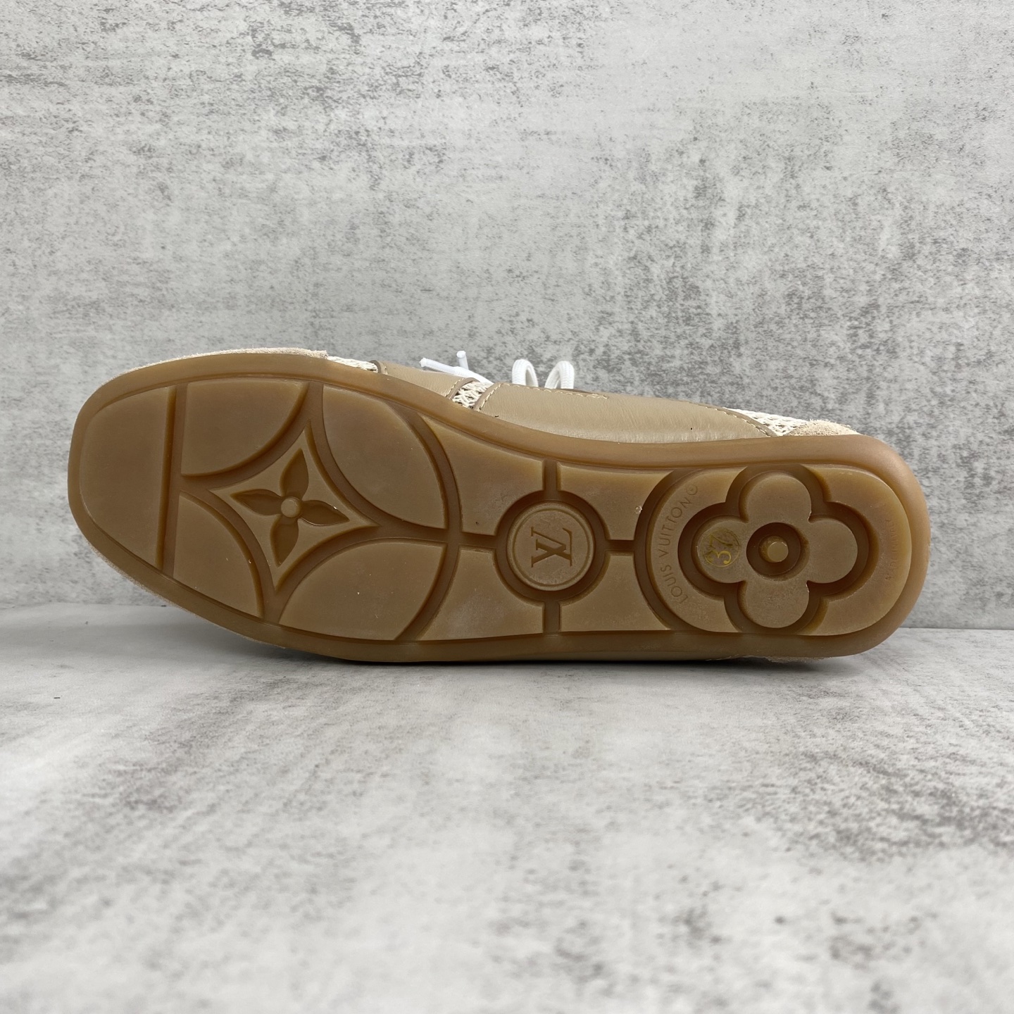 ルイヴィトン Sneakerina モノグラムメッシュ スニーカー クリーム 画像 5