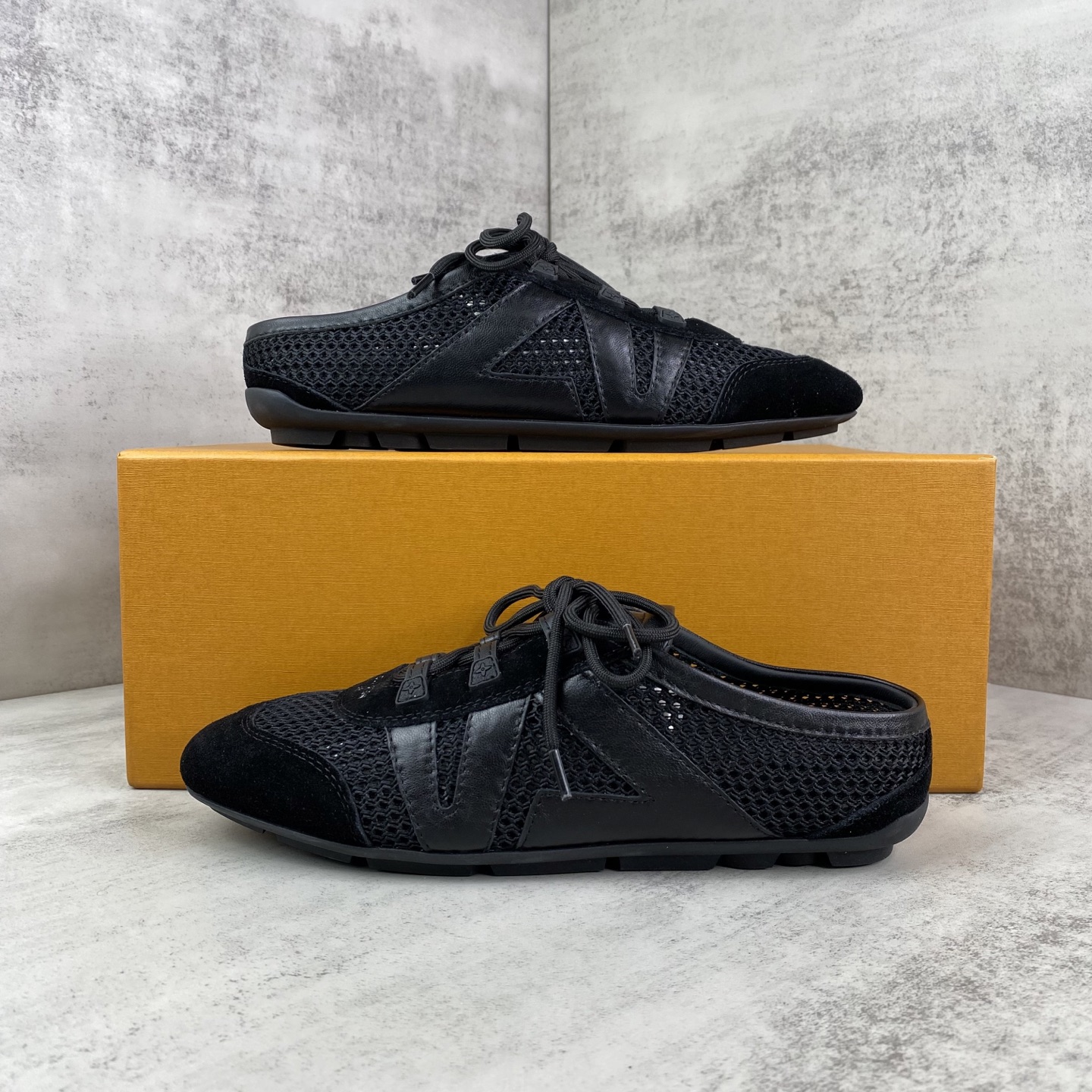 ルイヴィトン Sneakerina モノグラムメッシュ スニーカー ブラック 画像 6