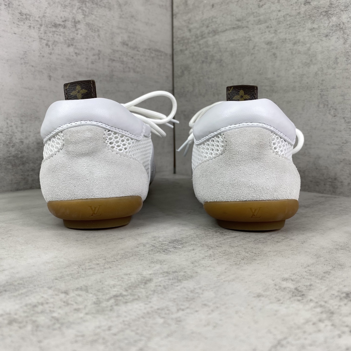 ルイヴィトン Sneakerina メッシュ レースアップスニーカー ホワイト 画像 5
