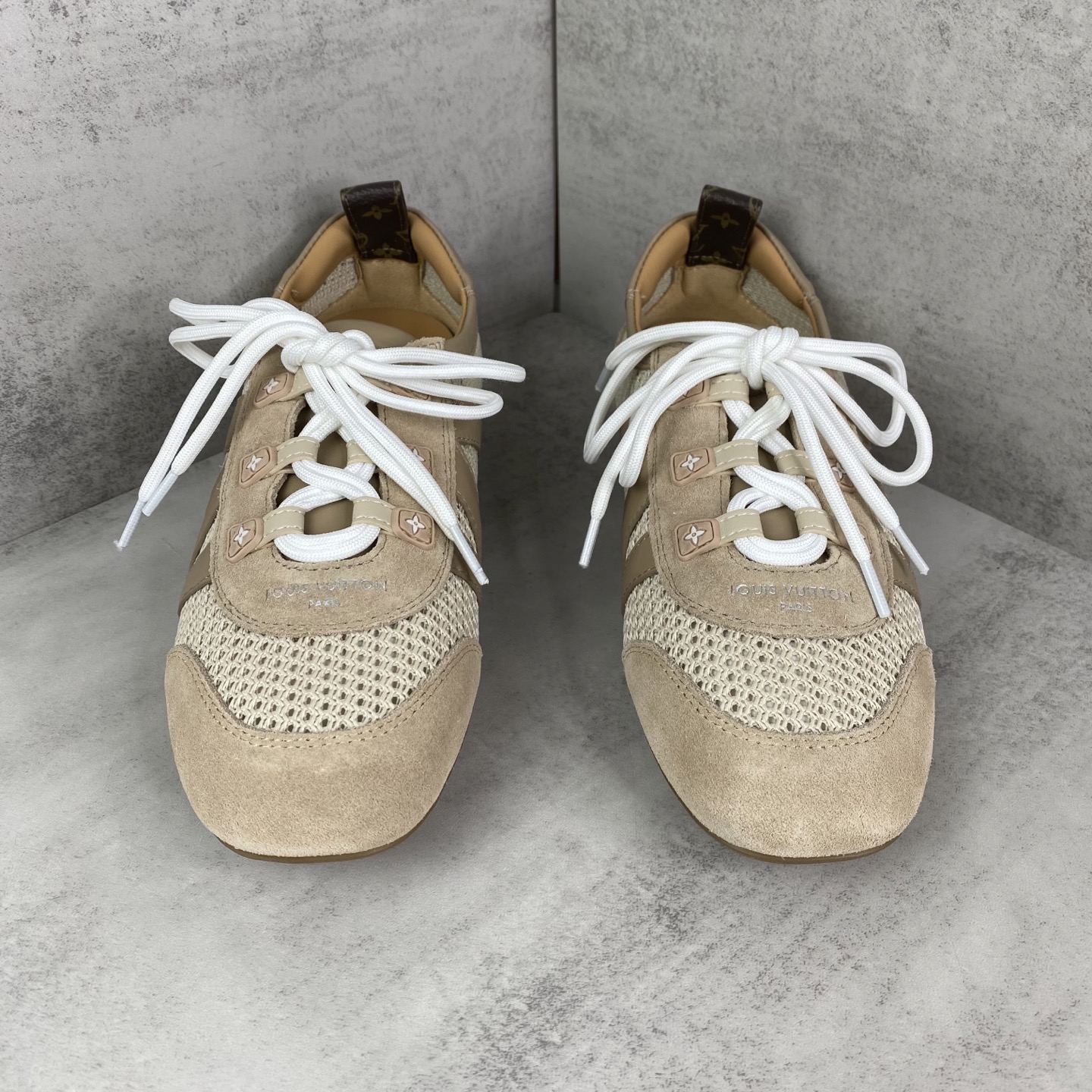 ルイヴィトン Sneakerina メッシュストラップ スニーカー ホワイト 画像 4